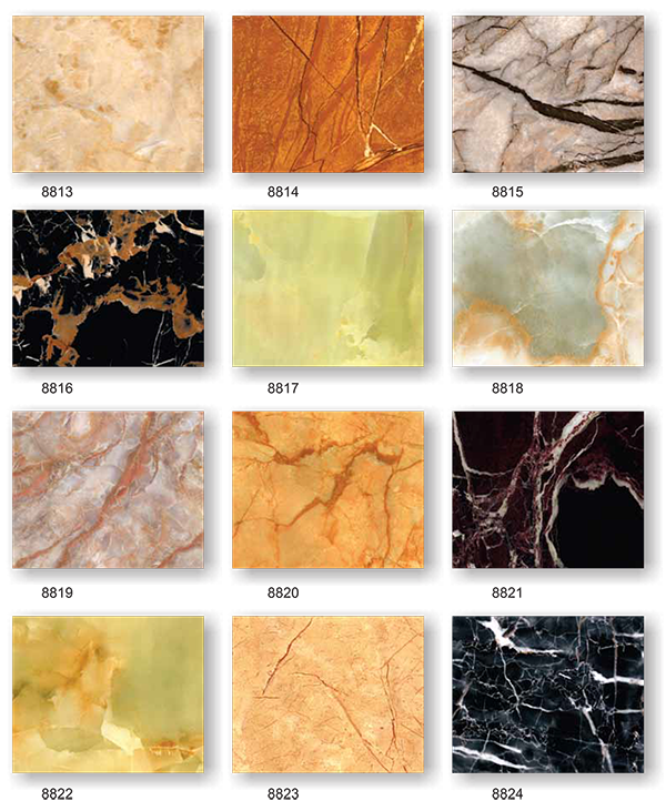 Bảng mã màu tấm pima cẩm thạch