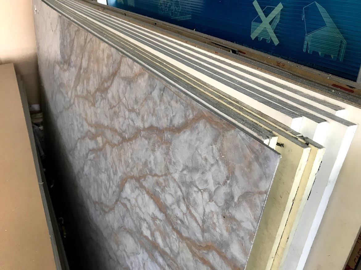 Tấm nhựa PVC giả đá màu cẩm thạch chính hãng Pima